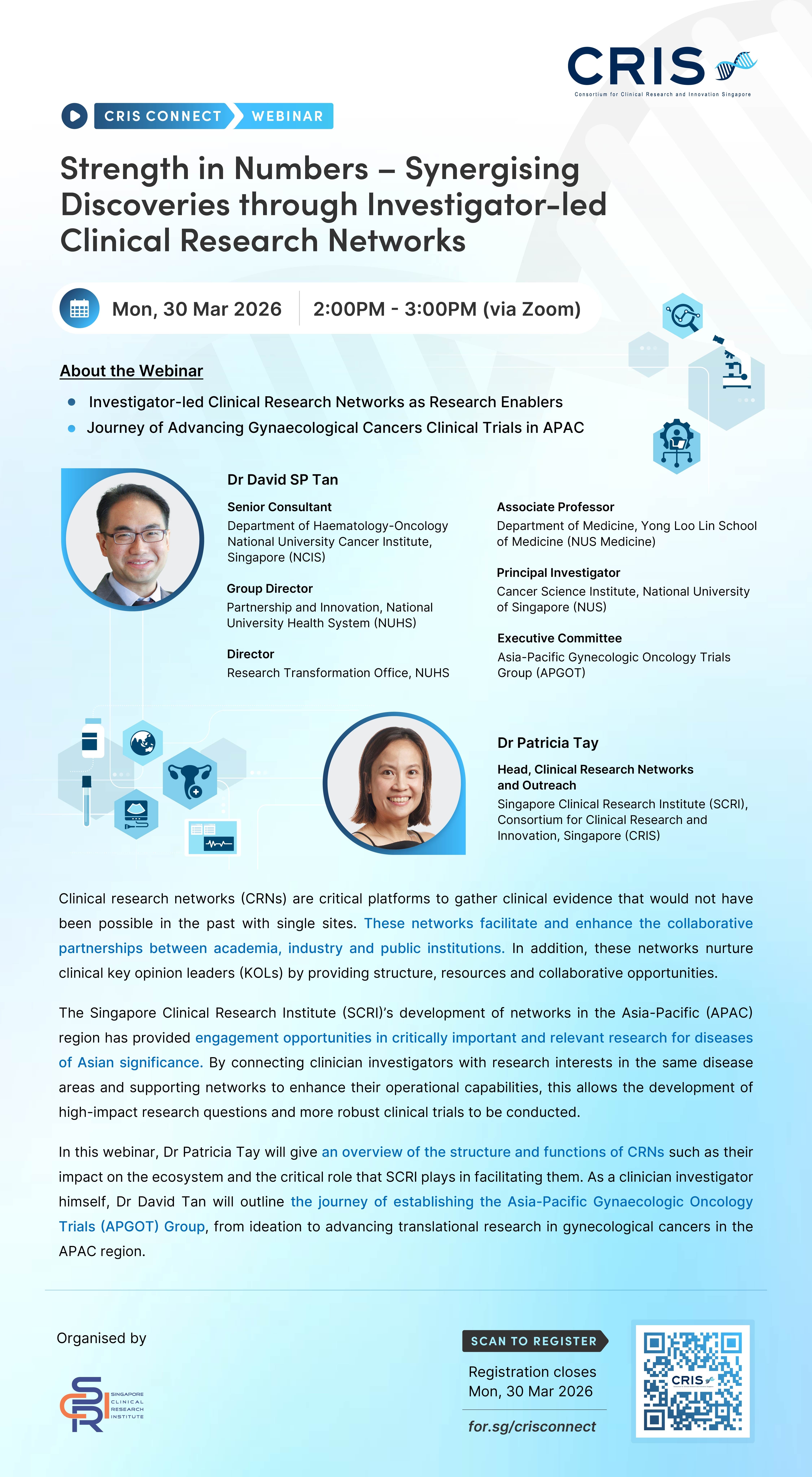 CRIS Connect: Strength in Numbers – Synergising Discoveries through Clinical Research Networks